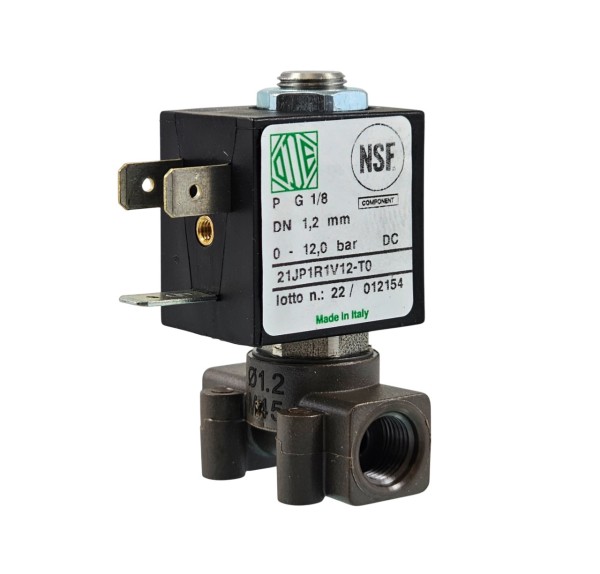 ODE 2/2-Wege Magnetventil PPS ø1,2, 1/8'', 24VDC